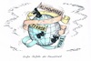 Cartoon: Die Welt in Angst (small) by mandzel tagged klimawandel,ebola,terror,globus