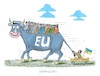 Cartoon: EU-Mitglied Light (small) by mandzel tagged merz,vorschlag,eu,selenskyj,sondermitgliedschaft,ukraine
