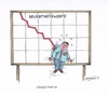 Cartoon: Gabriel im Schwebezustand (small) by mandzel tagged gabriel,spd,beliebtheitswerte,umfrageergebnisse,negativtrend