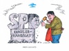 Cartoon: Gabriels Ambitionen (small) by mandzel tagged gabriel,spd,kanzlerkandidatur,profilierung