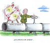 Cartoon: Gas oder kein Gas (small) by mandzel tagged selenskyj,krieg,sanktionen,blutvergießen,finanzopfer,fehlpolitik,gasmangel,armut