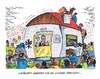 Cartoon: Gauck und Flüchtlinge (small) by mandzel tagged flüchtlinge,asyl,unterbringung,gauck,deutschland