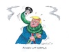 Cartoon: Horror (small) by mandzel tagged hormus,mullahs,trump,öl,sperrung,verhandlungen,nahost