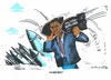 Cartoon: Immun gegen Kritik (small) by mandzel tagged obama,syrien,militärschläge,kritik,raketen,giftgas,usa