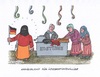 Cartoon: Integration leicht gemacht (small) by mandzel tagged flüchtlinge,karneval,verkleidung,anpassung,integration