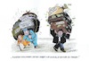 Cartoon: Jeder hat schwer zu tragen (small) by mandzel tagged krieg,selenskyj,umwelt,inflation,energiemangel,steuergeschenke,überschussgewinne,zukunftsängste,deutschland