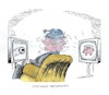Cartoon: Kontrastprogramm (small) by mandzel tagged fußball,rente,argwohn,deutschland