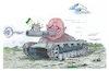 Cartoon: Kriegstanz auf der Nase (small) by mandzel tagged russland,ukraine,krieg,provokation