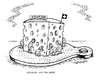 Cartoon: Löchriges CH-Bankgeheimnis (small) by mandzel tagged schweiz,banken,namensveröffentlichungen,steuersünder,finanzen,bankgeheimnis