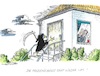 Cartoon: Neue Pandemie (small) by mandzel tagged pandemieentwicklung,vogelgrippe,angst