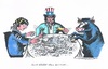 Cartoon: Neuer Vertrauensaufbau (small) by mandzel tagged vertrauen,usa,europa,scherbenhaufen,klebeversuche