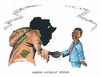 Cartoon: Obama entdeckt Afrika (small) by mandzel tagged usa,obama,afrika
