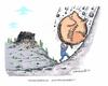 Cartoon: Papandreous Sisyphusarbeit (small) by mandzel tagged sisyphus,griechenland,papandreou,sparschwein,euro,krise,schwere,last