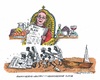 Cartoon: Pläne fürs Leben (small) by mandzel tagged bischof,prasssucht,afrika,lampedusa,hunger,verschwendung
