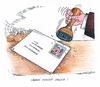 Cartoon: Poststreik (small) by mandzel tagged poststreik,verdi,post,pakete,briefe