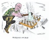 Cartoon: Putins Taktik (small) by mandzel tagged russland,putin,nato,osterweiterung,ukraine,angst,krieg,europa,mandzel,schach,karikatur