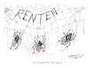 Cartoon: Rente (small) by mandzel tagged renten,koalition,merkel,scholz,seehofer,deutschland