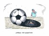 Cartoon: Spiele mit Schatten (small) by mandzel tagged fußball,em,ukraine,timoschenko,im,schatten