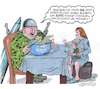 Cartoon: Vorrangstellung (small) by mandzel tagged deutschland,waffen,verteidigung,armut,soziales