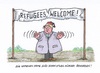 Cartoon: Willkommenskultur nimmt ab (small) by mandzel tagged flüchtlinge,deutschland,aufnahmebereitschaft,krieg,terror,hunger,asyl