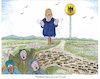 Cartoon: Wirksamer Grenzschutz (small) by mandzel tagged deutschland,migration,faeser,vogelscheuche,abschreckung