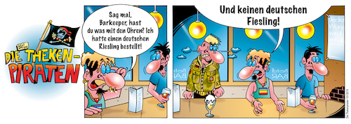 Cartoon: Die Thekenpiraten 101 (medium) by stefanbayer tagged theke,piraten,thekenpiraten,bier,wein,riesling,deutsch,weißwein,rotwein,bestellung,barkeeper,wunsch,rechts,rechter,nazi,politik,ohren,fiesling,fies,stefanbayer