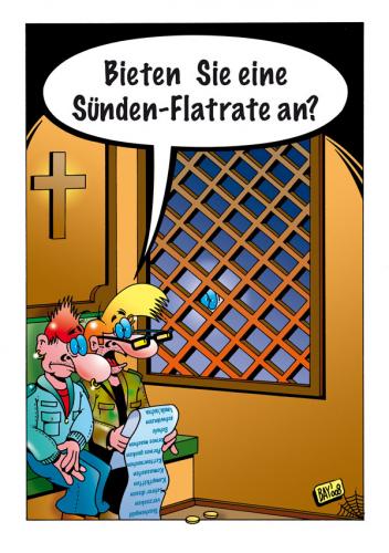 Cartoon: Flatrate im Beichtstuhl (medium) by stefanbayer tagged kirche,beichtstuhl,flatrate,teenager,sünden,pfarrer,beichten,kreuz,sündenliste,glauben,katholisch,religion,stefan,bayer