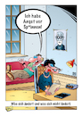 Cartoon: Spinnen (small) by stefanbayer tagged spinnen,therapie,therapeut,therapeutin,gendern,behandlung,freud,angst,angststörung,sofa,bay,stefanbayer