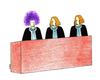 Cartoon: Court (small) by cemkoc tagged law,cartoons,hukuk,karikatürleri,cem,ko