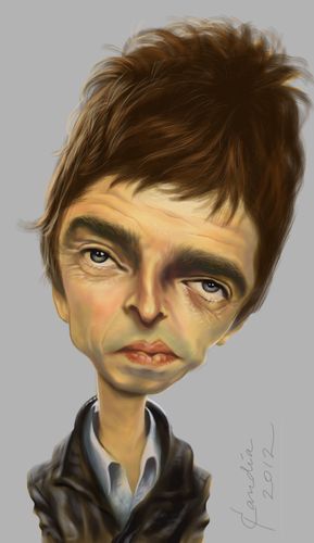 Cartoon: Noel Gallagher (medium) by StudioCandia tagged caricature