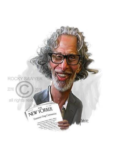 Cartoon: Bob Mankoff (medium) by rocksaw tagged bob,mankoff