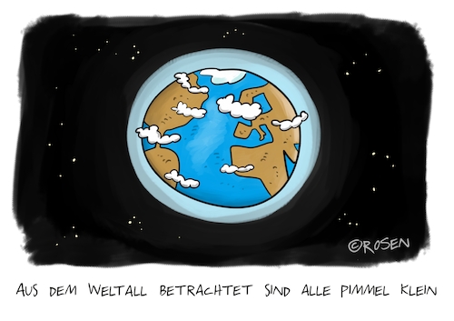 Cartoon: Kleine Pimmel (medium) by Holga Rosen tagged pimmel,perspektive,weltall,männer,kriege,toxisch,macht,alpha,pimmel,perspektive,weltall,männer,kriege,toxisch,macht,alpha