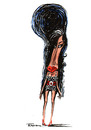 Cartoon: Amy  Winehouse (small) by Tchavdar tagged soul music amy winehouse rehab