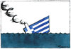 Cartoon: Greek ship (small) by Tchavdar tagged greece,debt,crisis,euro,eurozone