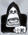 Cartoon: Ozzy Osbourne (small) by Tchavdar tagged black,sabbath,ozzy,osbourne,paranoid,rock,music