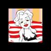 Cartoon: Marilyn (small) by Michele Rocchetti tagged marilyn monroe star caricature hollywood actress