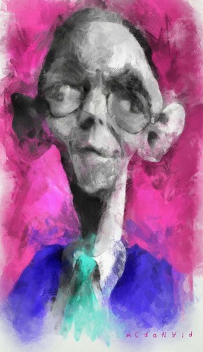 Cartoon: HERMANN HESSE (medium) by allan mcdonald tagged premio,nobel