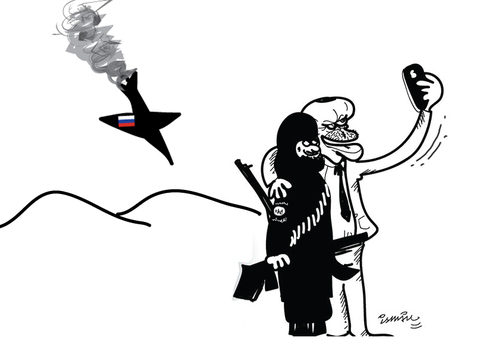 Cartoon: Celebration..Selfie (medium) by ismail dogan tagged selfie,erdogan