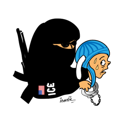 Cartoon: Child (medium) by ismail dogan tagged ice