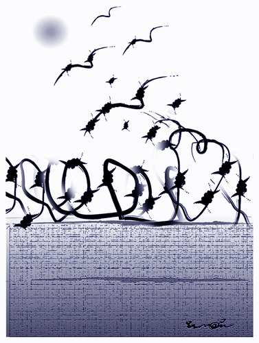 Cartoon: FREEDOM (medium) by ismail dogan tagged liberte