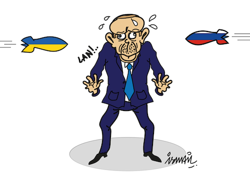 Cartoon: Mediator (medium) by ismail dogan tagged erdogan