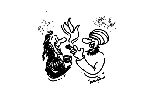 Cartoon: peace (medium) by ismail dogan tagged peace