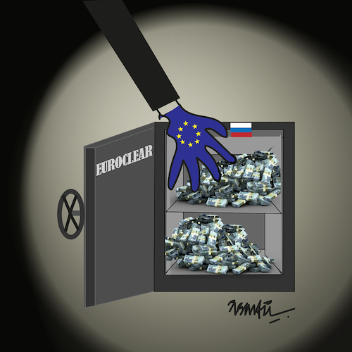 Cartoon: Russian assets (medium) by ismail dogan tagged russian,assets