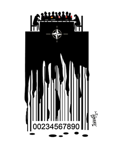 Cartoon: Summet OTAN (medium) by ismail dogan tagged summet,otan