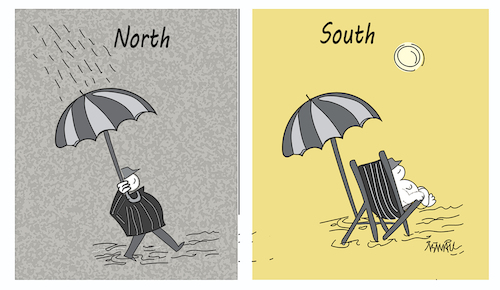 Cartoon: Weather (medium) by ismail dogan tagged weather