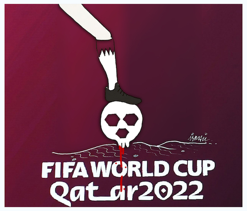 Cartoon: World Cup Qatar 2022 (medium) by ismail dogan tagged world,cup,qatar,2022