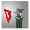 Cartoon: Berlin (small) by ismail dogan tagged elif,eralp