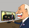 Cartoon: Conflict (small) by ismail dogan tagged trump,zelensky,conflict