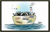 Cartoon: GÖC (small) by ismail dogan tagged migration
