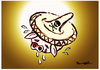 Cartoon: H1N1 (small) by ismail dogan tagged the flu